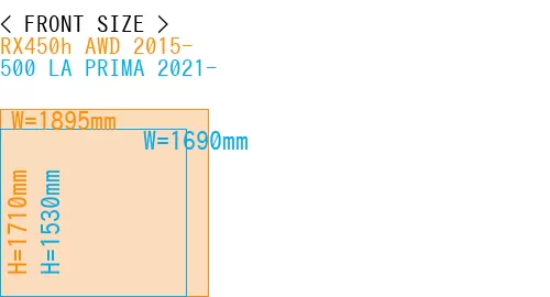 #RX450h AWD 2015- + 500 LA PRIMA 2021-